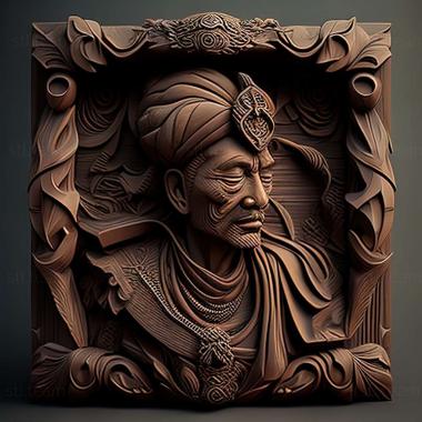 3D model Tulku Tibetan (STL)